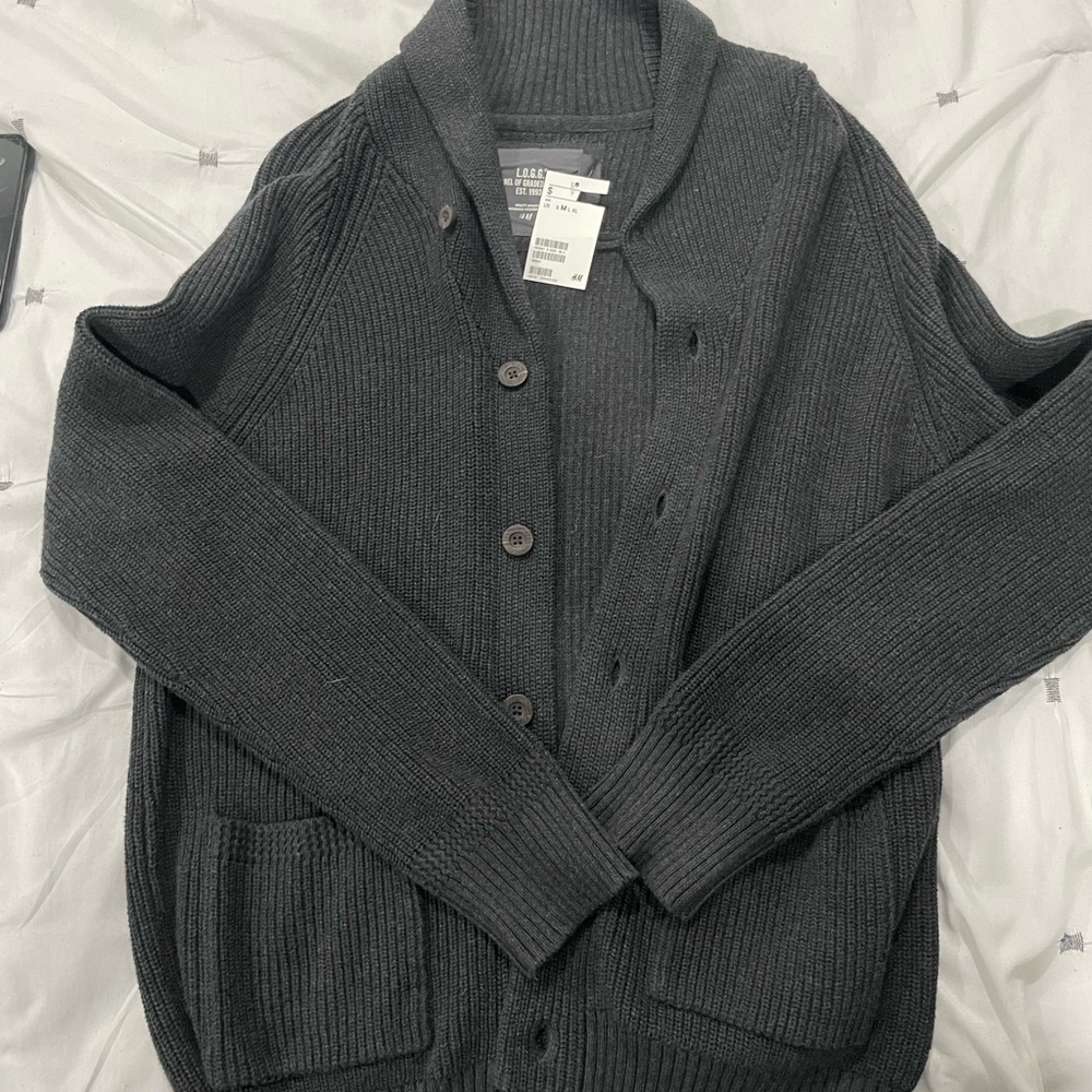 Mens cardigan sweater